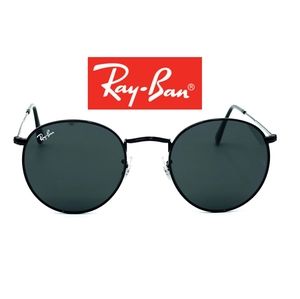 RayBan Round Metal Black RB3447 Men & Women